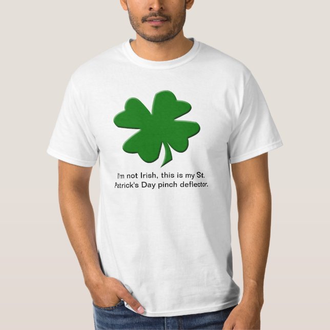 T-shirt Je ne suis pas IRLANDAIS (Devant)