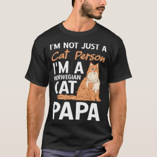 T-shirt Je ne suis pas juste une personne chat je suis un