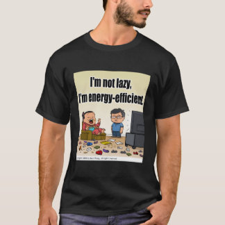 T-shirt Je Ne Suis Pas Lazy Je Suis Énergétique