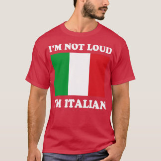 T-shirt Je Ne Suis Pas Loué Je Italien Italia Italie Itali