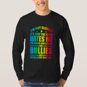 T-shirt Je ne suis pas maladroit Le Sol me déteste Drôle P