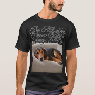 T-shirt 'Je ne suis pas paresseux, je suis en mode