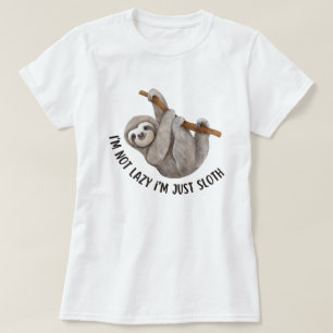 T-shirt Je ne suis pas paresseux, je suis juste paresseux
