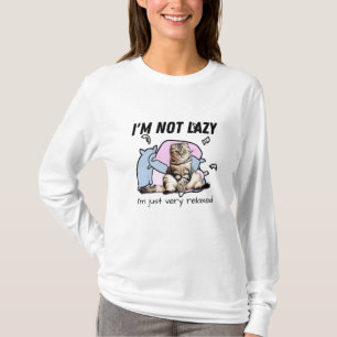 T-shirt Je ne suis pas paresseux - je suis juste très déte
