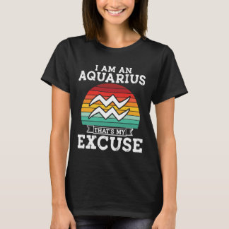 T-shirt Je ne suis pas parfait Verseau Assez proche Zodiaq