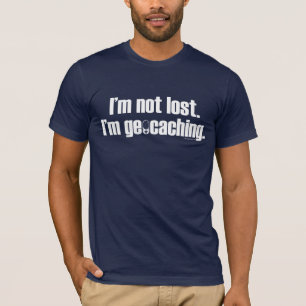 T-shirt Je ne suis pas perdu - obscurité