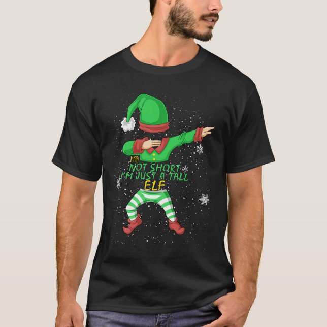 T-shirt je ne suis pas petit, je suis juste un grand elfe (Devant)