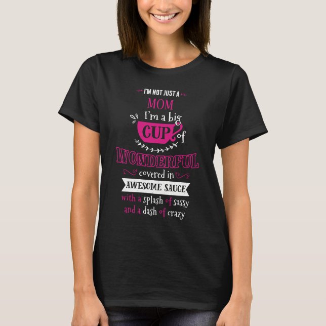 T-shirt Je ne suis pas seulement une personnalisation (Devant)