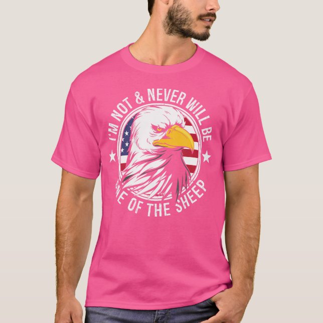 T-shirt Je Ne Suis Pas Un Des Moutons (Devant)