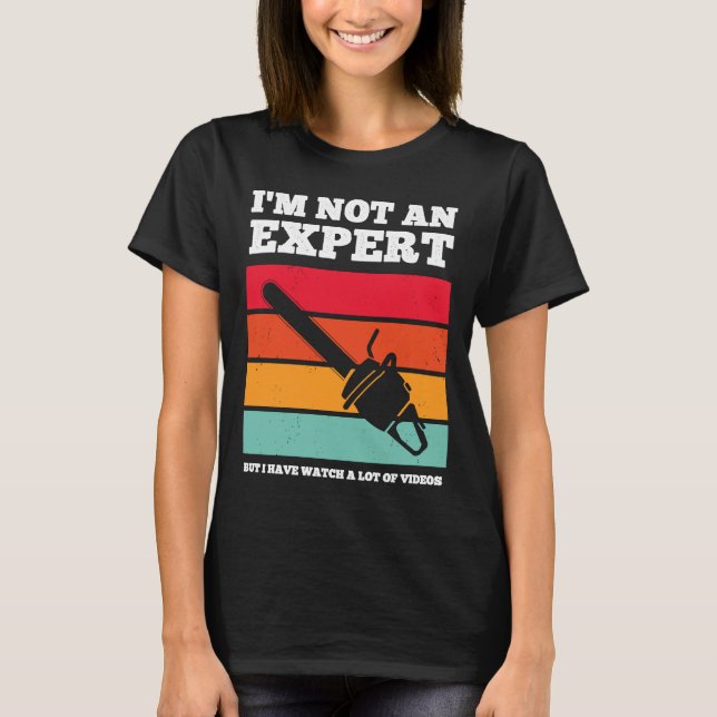 T-shirt Je ne suis pas un expert mais j'ai regardé beaucou (Devant)