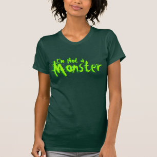 T-shirt Je ne suis pas un Halloween monstre
