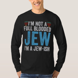 T-shirt Je ne suis pas un juif entièrement sanglé Je suis 