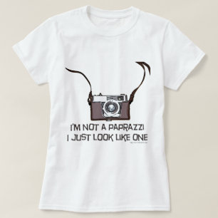 T-shirt Je ne suis pas un paparazzi