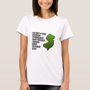 T-shirt Je ne suis pas un préposé de station service.