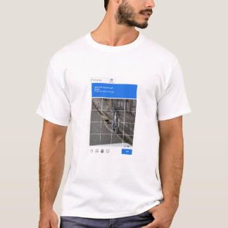 T-shirt Je ne suis pas un robot - Défi CAPTCHA