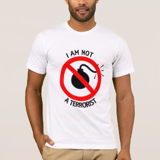 T-shirt Je ne suis pas un terroriste