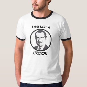 T-shirt JE NE SUIS PAS une chemise drôle de Nixon d'ESCRO