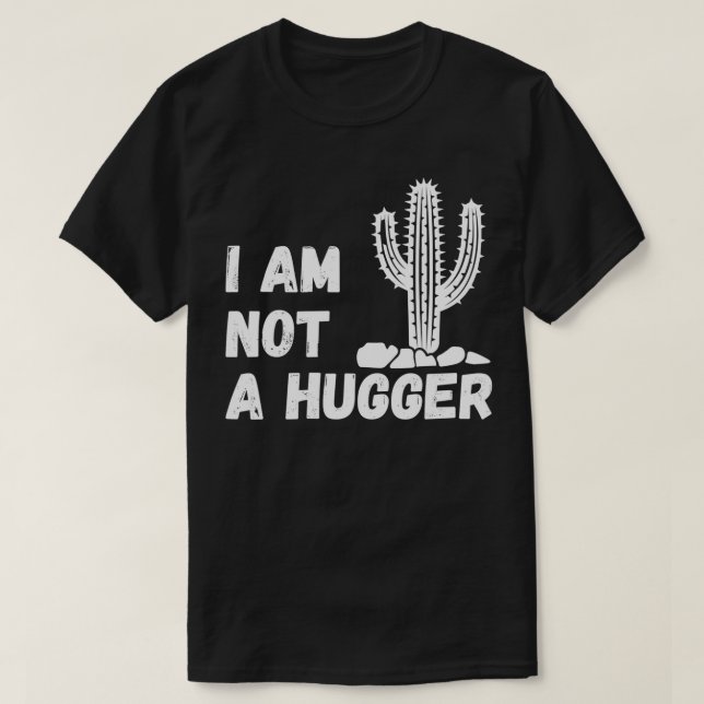 T-shirt Je ne suis pas une grande femme Drôle Cactus (Design devant)