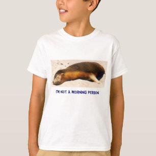 T-shirt Je ne suis pas une personne matinale
