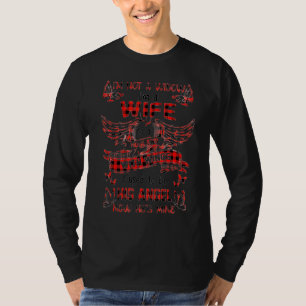 T-shirt Je ne suis pas une veuve, je suis une épouse pour 