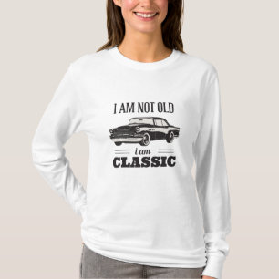 T-shirt Je ne suis pas vieux Je suis classique