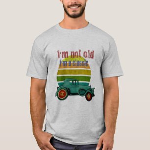 T-shirt Je ne suis pas vieux Je suis classique