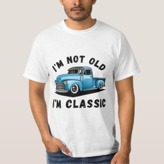 T-shirt Je ne suis pas vieux Je suis classique