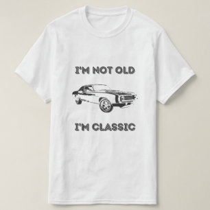 T-shirt Je ne suis pas vieux, je suis classique