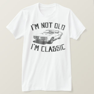 T-shirt Je ne suis pas vieux Je suis classique