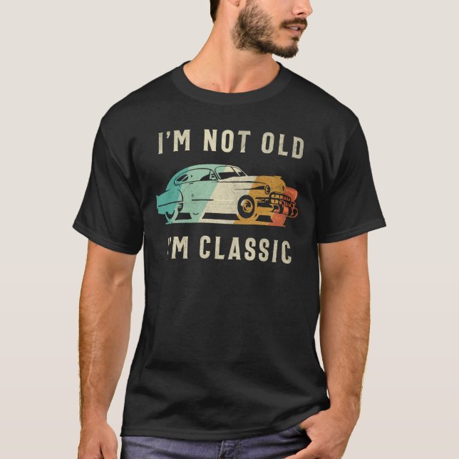 T-shirt Je ne suis pas vieux, je suis classique - Amoureux (Devant)