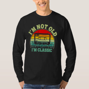 T-shirt Je ne suis pas vieux, je suis classique Bande audi