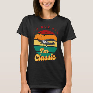 T-shirt Je ne suis pas vieux Je suis classique drôle Flyer
