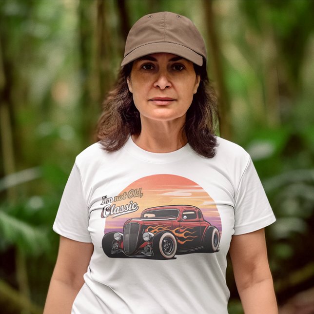 T-shirt Je ne suis pas vieux Je suis classique Fierce Flam (Créateur téléchargé)