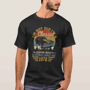 T-shirt Je ne suis pas vieux Je suis classique voiture gra