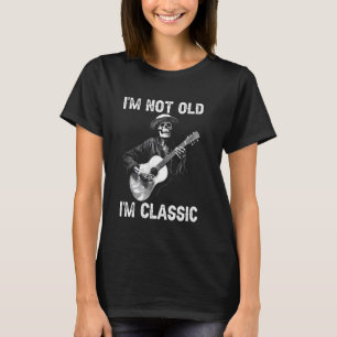 T-shirt Je ne suis pas vieux Je suis Guitariste Classique