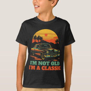 T-shirt Je ne suis pas vieux, je suis un classique - Fête