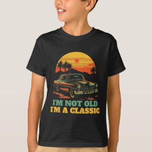T-shirt Je ne suis pas vieux, je suis un classique - Fête
