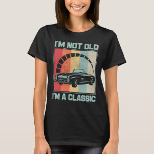 T-shirt Je ne suis pas vieux Je suis un classique -MERCEDE