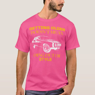 T-shirt je ne suis pas vieux, je suis un garçon passionné 