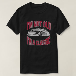 T-shirt Je ne suis pas vieux je suis une vieille école