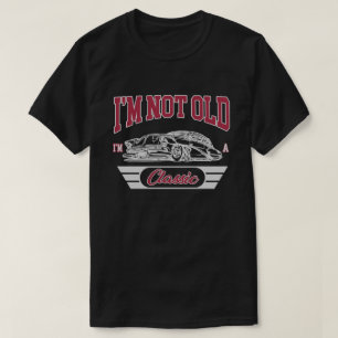 T-shirt Je ne suis pas vieux je suis une vieille école