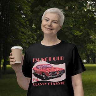 T-shirt Je ne suis pas vieux Je suis une voiture classique