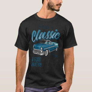 T-shirt Je ne suis pas vieux Je suis Vintage voiture class
