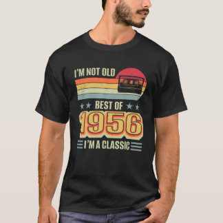 T-shirt Je ne suis pas vieux meilleur 1956 Anniversaire cl