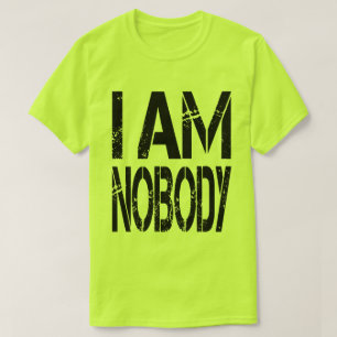 T-shirt Je ne suis personne