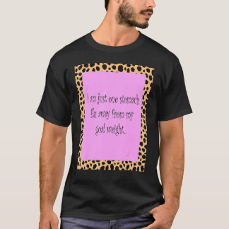 T-shirt Je Ne Suis Qu'À Une Grippe D'Estomac Éloignée De M