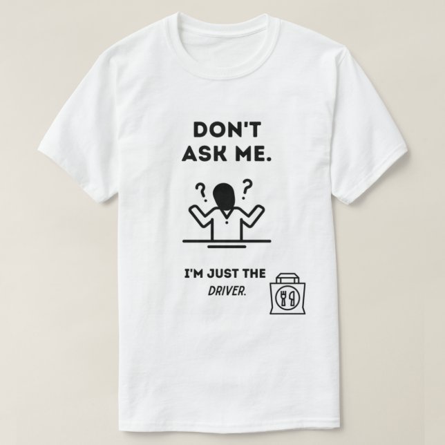 T-shirt Je Ne Suis Que Le Pilote (Design devant)