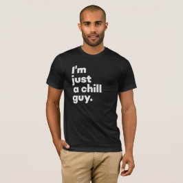 T-shirt Je ne suis qu'un gars froid (Noir)