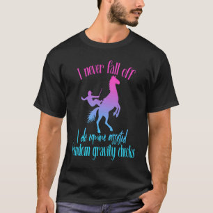 T-shirt Je ne tombe jamais Je fais des vérifications aléat