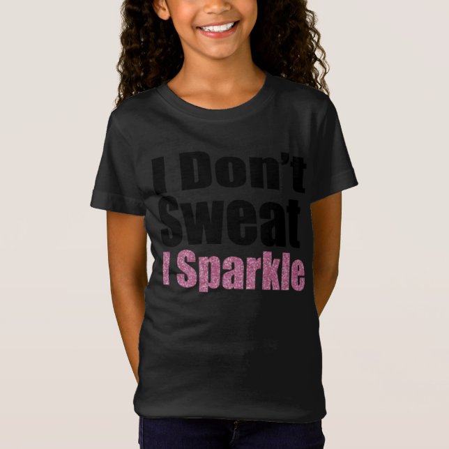 T-Shirt "Je ne transpire pas, je parkle" Réservoir actif (Devant)